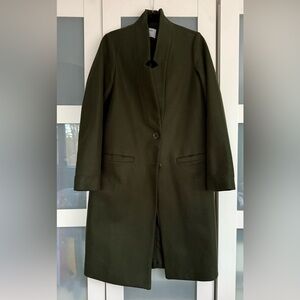 Old Navy Forest Green Coat Medium Tall